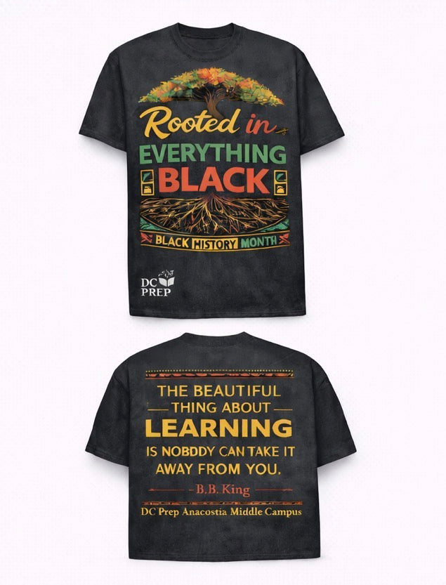 DC Prep Academy Anacostia Middle Campus - Black History Month Apparel *** ORDER PRODUCTION WINDOW HAS REOPENED UNTIL 3PM TODAY FEB 9, 2026 ***